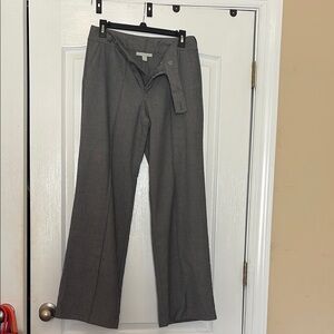 Gray Wide-Leg Trousers